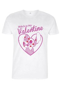 Disney LILO & STITCH STITCH VALENTINE UNISEX - T-shirt z nadrukiem