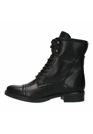 Lace-up ankle boots - schwarz
