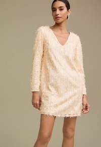 Next LONG SLEEVE V-NECK - REGULAR FIT - Koktel haljina / svečana haljina - pastel pink