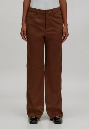 Broek - dunkelbraun braun