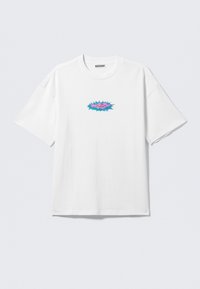 GREAT BOXY GRAPHIC TEE - T-shirt imprimé - white