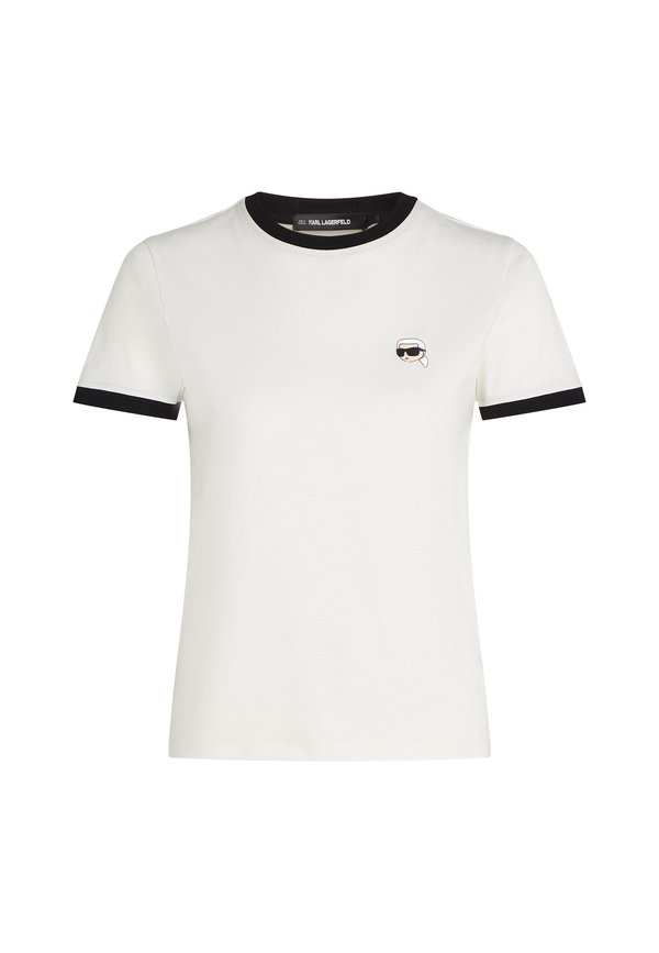 IKON PATCH SLIM - Print T-shirt - cannoli cream2