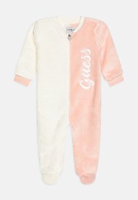 Guess NEWBORN OVERALL ZIP - Baby gifts - pink/white