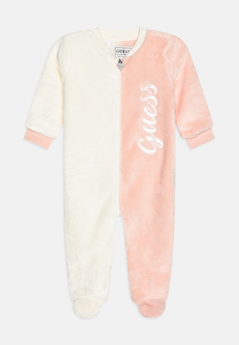 Guess NEWBORN OVERALL ZIP - Baby gifts - pink/white