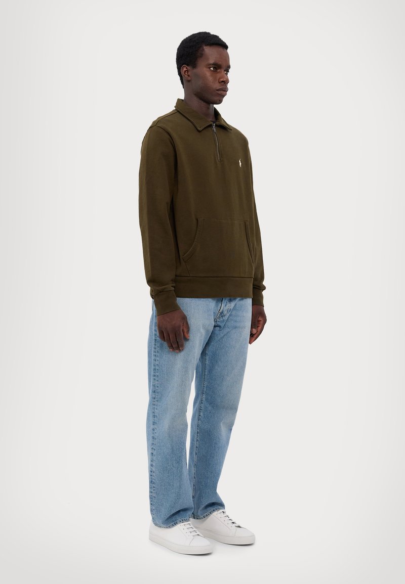Polo Ralph Lauren LOOPBACK FLEECE QUARTER-ZIP SWEATSHIRT - Mikina - dark loden