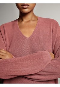 Massimo Dutti Strickpullover - neon pink