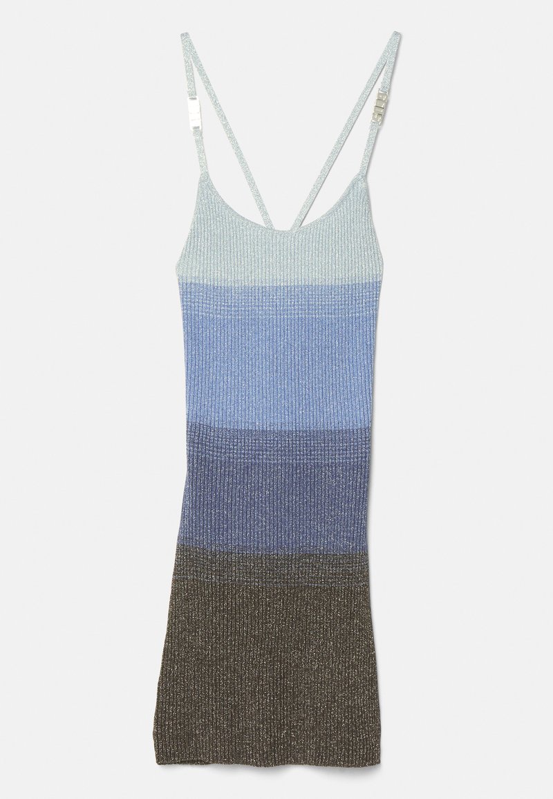 GCDS Gebreide jurk blauw GCDS Gebreide jurk blauw