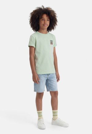 STAMP UNISEX - T-shirts med print - grayish green solid