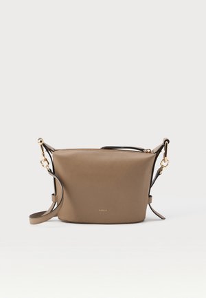 NUVOLA MINI HANDBAG - Taška s příčným popruhem - greige