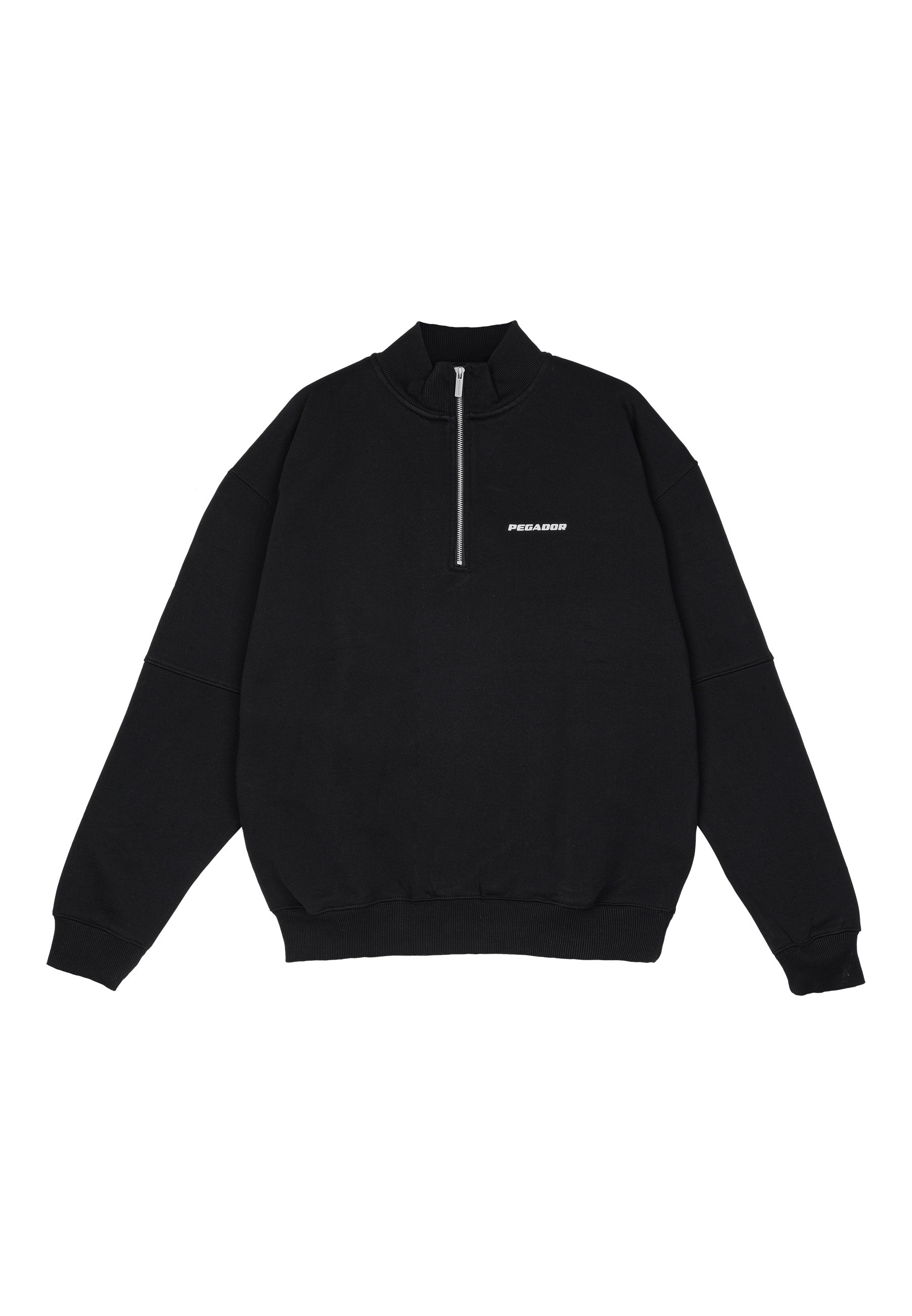 トップス PorterClassic WAPPEN HALF ZIP SWEAT Porter half zip - Black