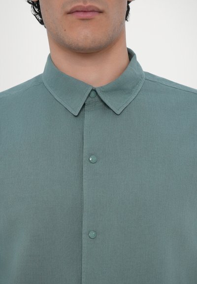 Ron Dorff Button down-skjorte - aquamarine