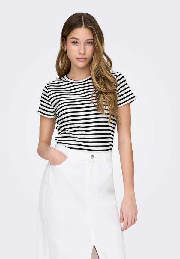 JDYSOLAR O NECK  - Print T-shirt - weiß