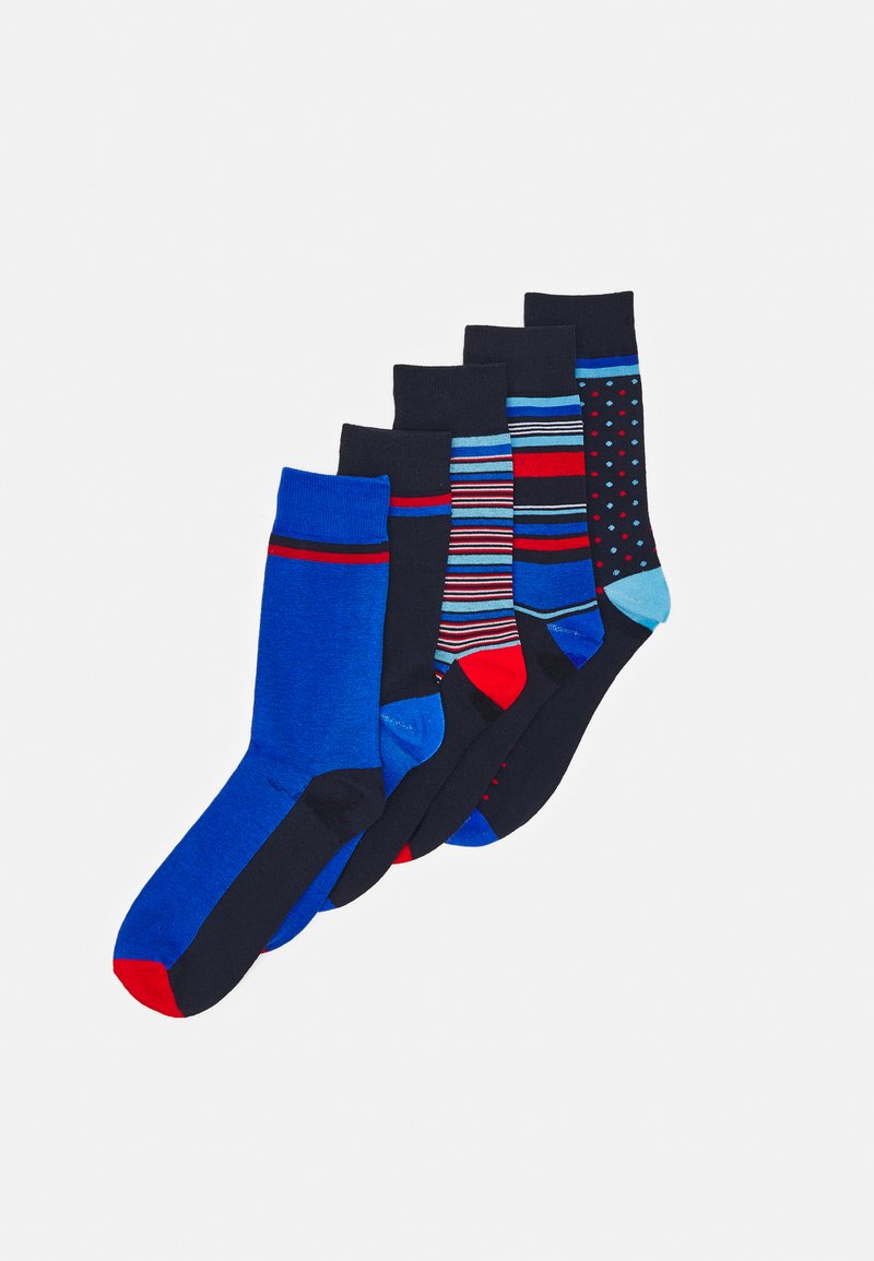 Jack & Jones JACMIX SOLID SHORT SOCK 7 PACK - Calze - black/white/nero Jack & Jones JACMIX SOLID SHORT SOCK 7 PACK - Calze - black/white/nero