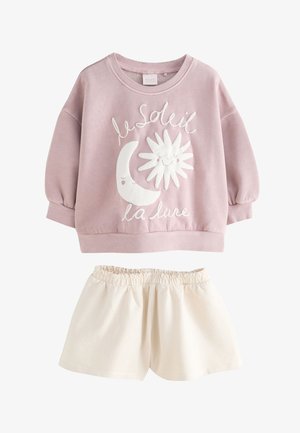 Next, REGULAR FIT - CREW NECK SWEATSHIRT & SHORTS SET . - Shorts - brown moon & sun