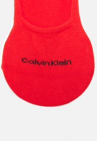 Calvin Klein Underwear FOOTIE MID CUT UNISEX 2 PACK - Meias de desporto - red combo