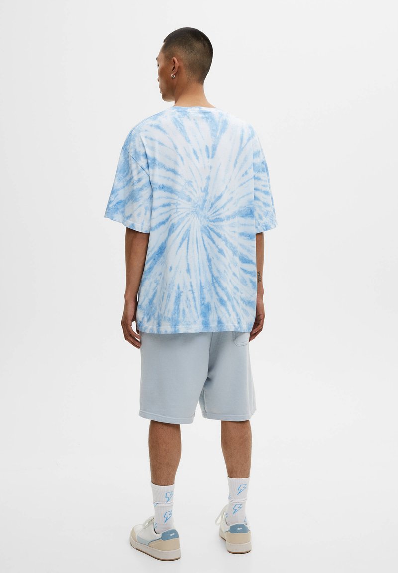 Herren T-Shirts basic | PULL&BEAR SHORT SLEEVE T-Shirt print turquoise/türkis - SC88251 Herren T-Shirts basic | PULL&BEAR SHORT SLEEVE T-Shirt print turquoise/türkis - SC88251