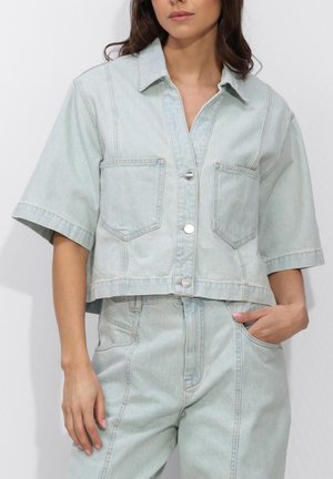 STIJN - Spijkerjas - bleached denim