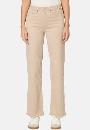 Flared Jeans - beige
