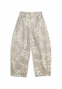 ANIMAL BARREL - Wide leg - brown