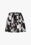 HIGH-WAIST SHORTS WITH PAPERBAG WAISTBAND - Shorts - espresso brown