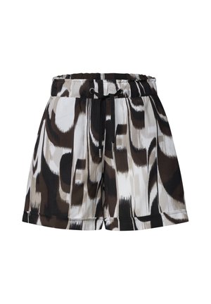 Street One, HIGH WAIST SHORTS MIT PAPERBAG-BUND - Short - espresso brown