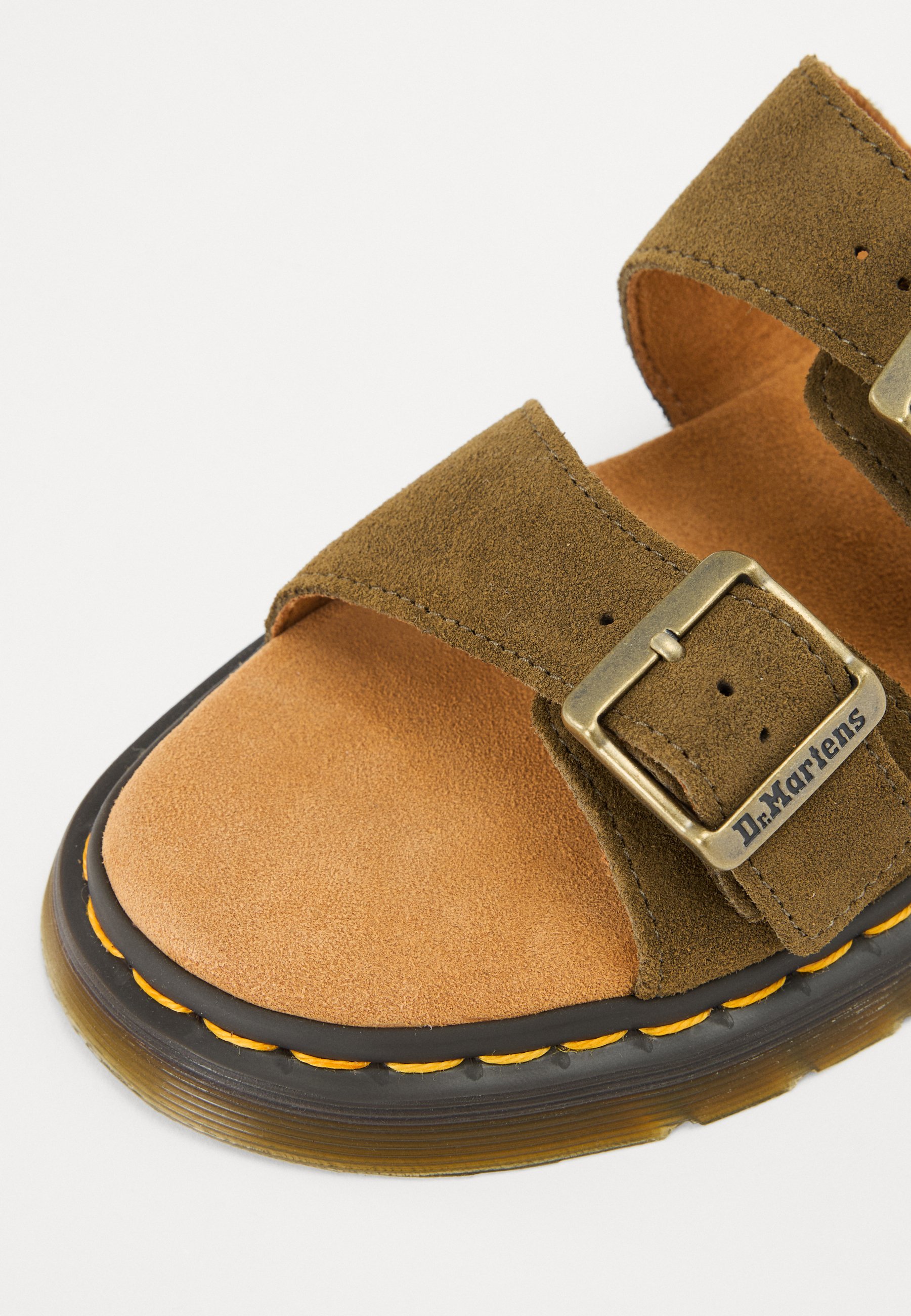 Dr. Martens JOSEF UNISEX - Mules - olive - Zalando.co.uk