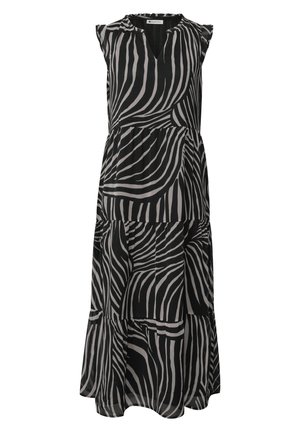 Street One, MAXI DRESS AUS CHIFFON WITH PRINT - Day dress - black