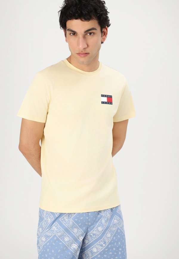 SLIM ESSENTIAL FLAG TEE - Print T-shirt - custard cream3
