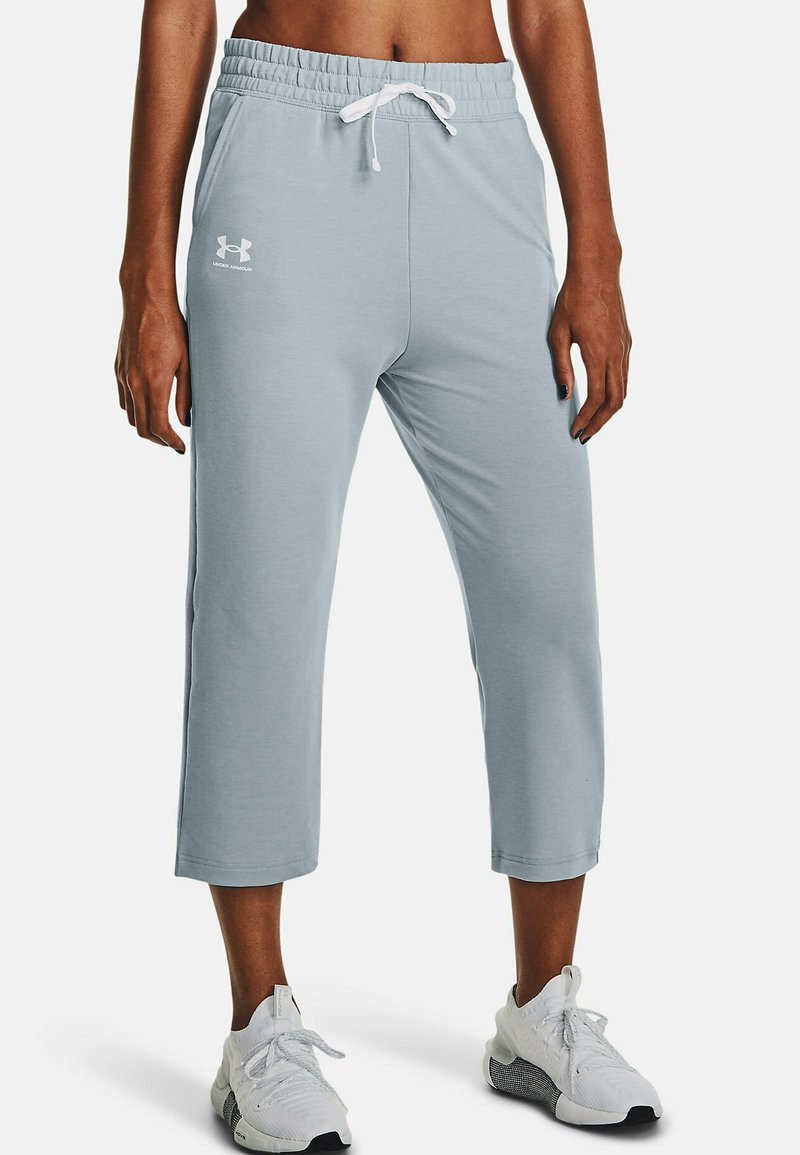 Under Armour UA RIVAL TERRY FLARE CROP Tracksuit bottoms harbor