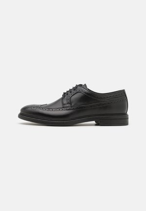 LEATHER - Zapatos de vestir - black