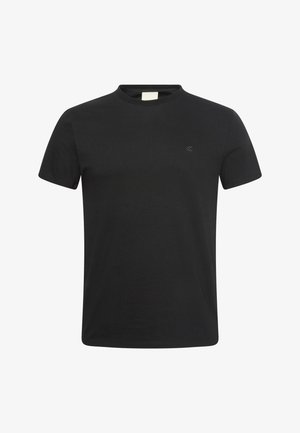 Calvin Klein, SLIM MONOGRAM TEE LIQUID TOUCH - Lihtne T-särk - black
