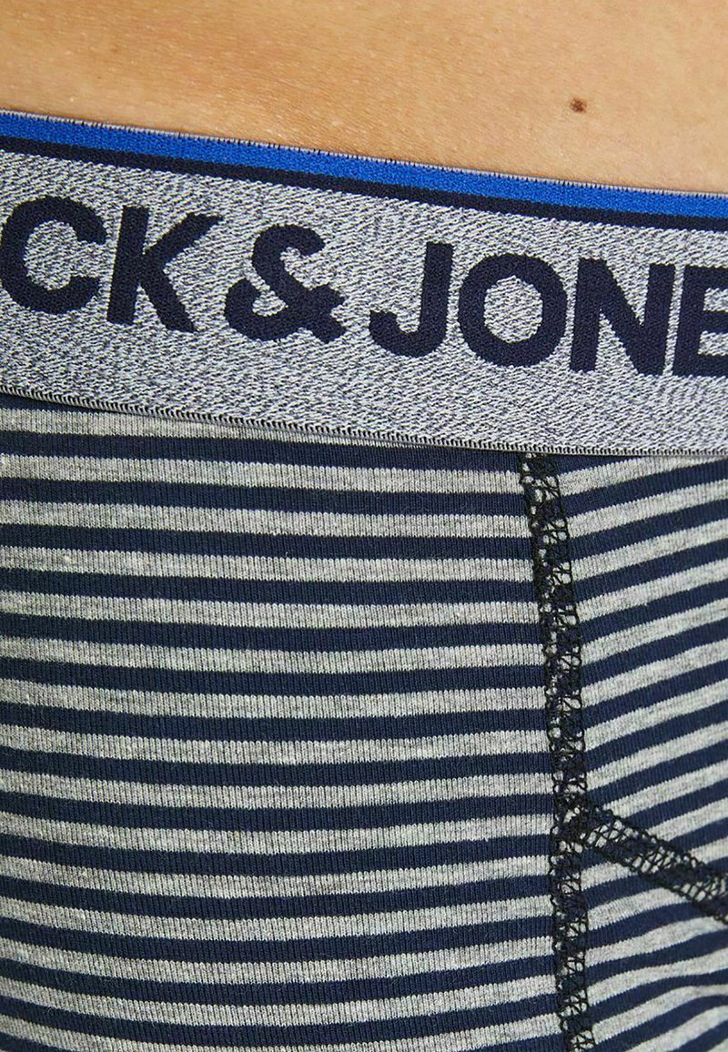 Herren Unterhosen | Jack & Jones 3ER-PACK Panties dark grey melange/blau - TY93609 Herren Unterhosen | Jack & Jones 3ER-PACK Panties dark grey melange/blau - TY93609