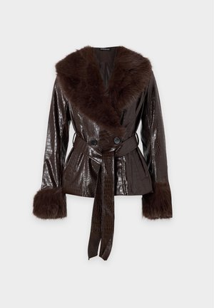 Even&Odd by Zalando, Veste en similicuir - brown