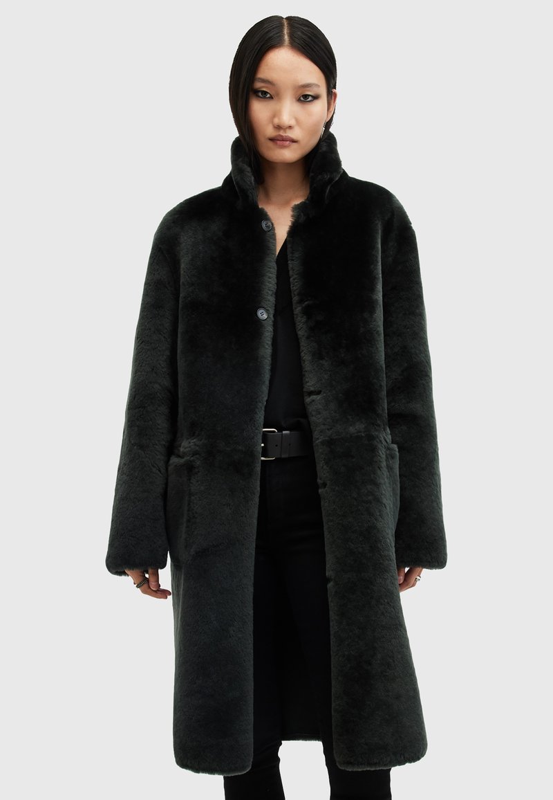 AllSaints SERRA SHEARLING  - Cappotto invernale - green