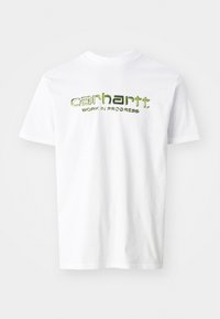 SOLAR CHROME SCRIPT - Apdrukāts T-krekls - white