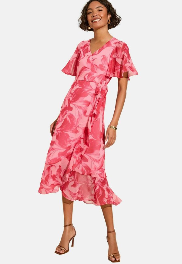 REGULAR FIT -  FLUTTER SLEEVE  - Freizeitkleid