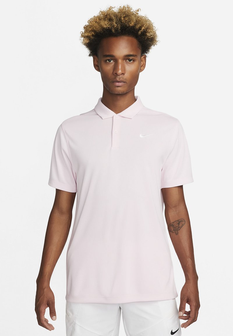 Nike Performance SOLID - Polo - pink foam white