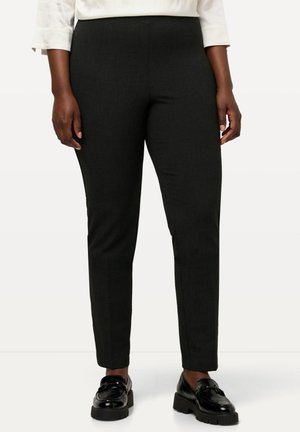 Ulla Popken Pantaloni - dark gray-mottled