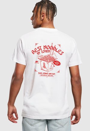 BEST NOODLES - T-shirt con stampa - white