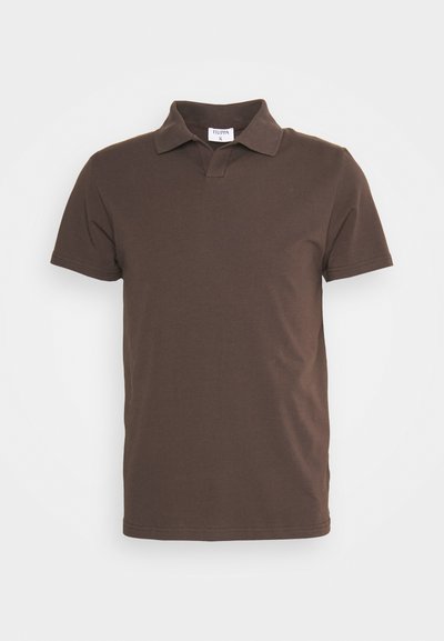 Filippa K Polo marškinėliai - dark choco