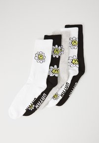 UNISEX 5 PACK - Chaussettes - black/grey/white