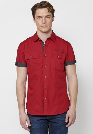 SHORT SLEEVE   - Hemd - rojo   red