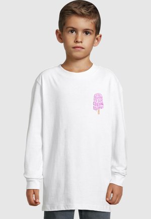 ICE CREAM SEASON - Long sleeved top - white
