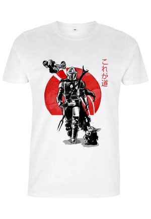 Henry Tiger STAR WARS: THE MANDALORIAN MANDOLORIAN SUMI INK UNISEX - T-Shirt print - white