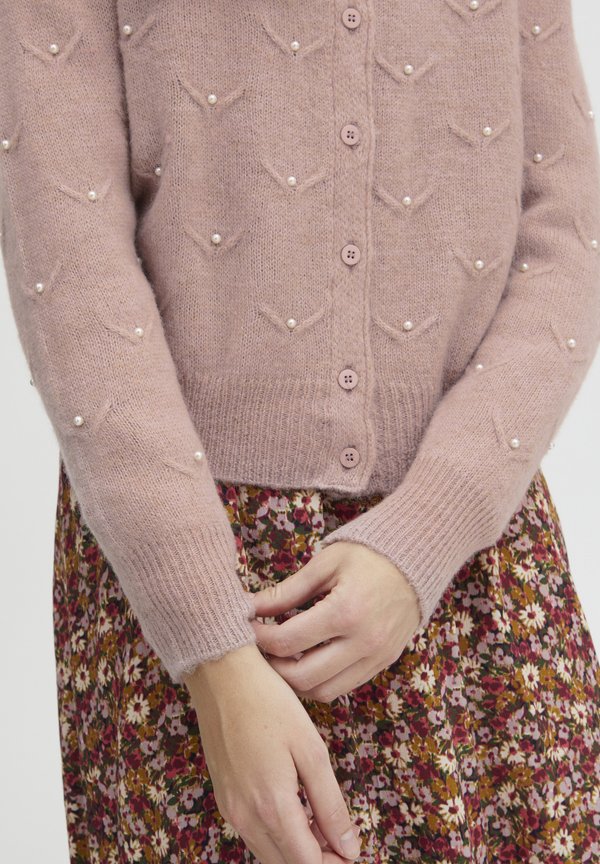 IRFLEURIE - Cardigan - pale mauve melange2