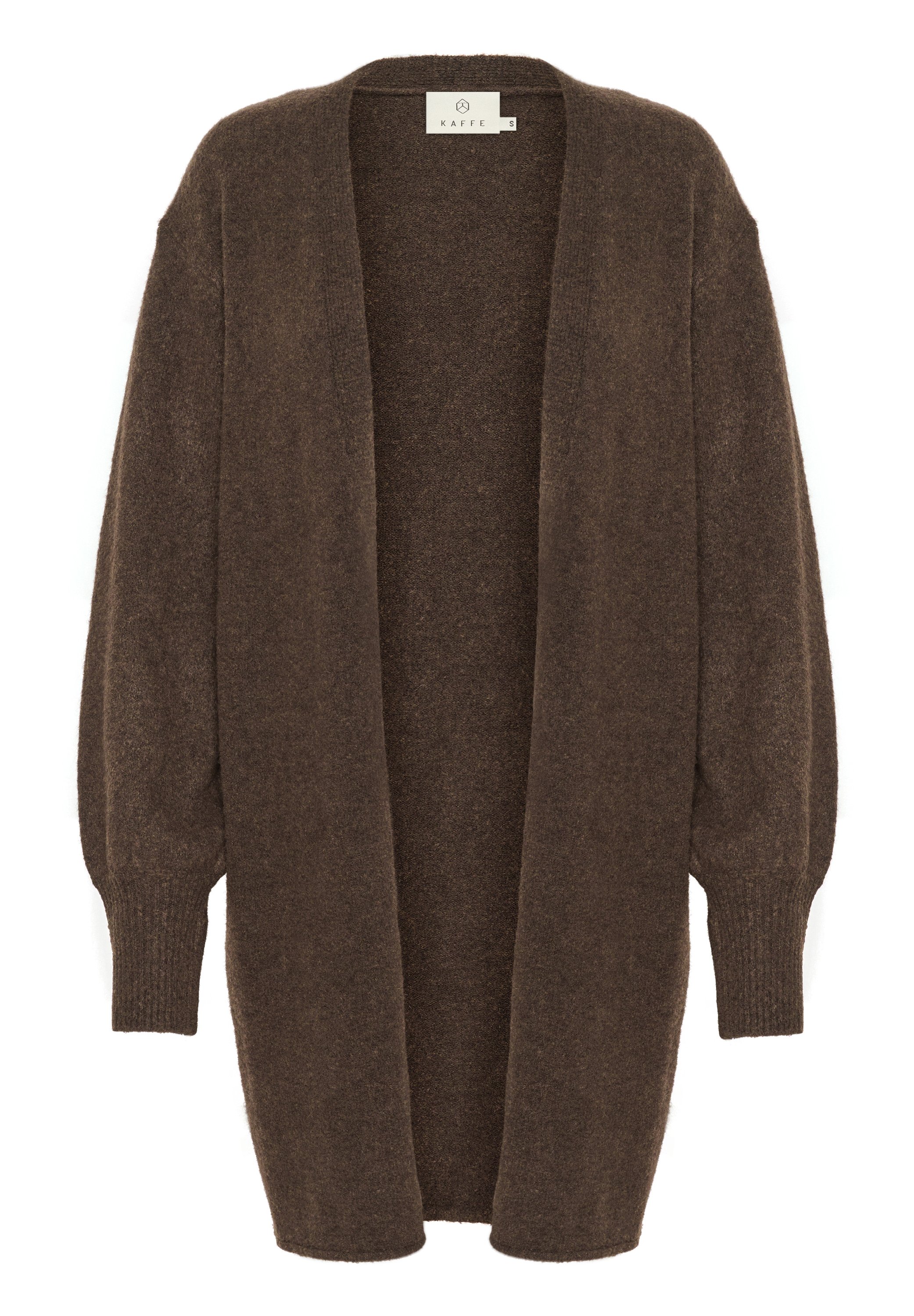 Kaffe CASUAL FIT - Cardigan - chestnut melange/brown - Zalando.ie
