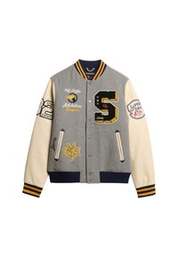 COLLEGE PATCHED  - Chaquetas bomber - grey marl