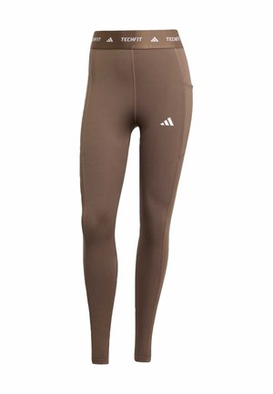 adidas Performance STASH - Tamprės – kelnės - earth strata
