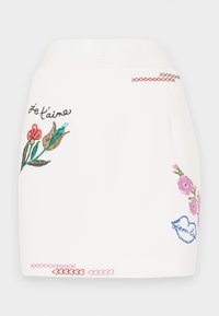 SUMMER LOVE DORIS SKIRT - Minirock - ivory/multi coloured