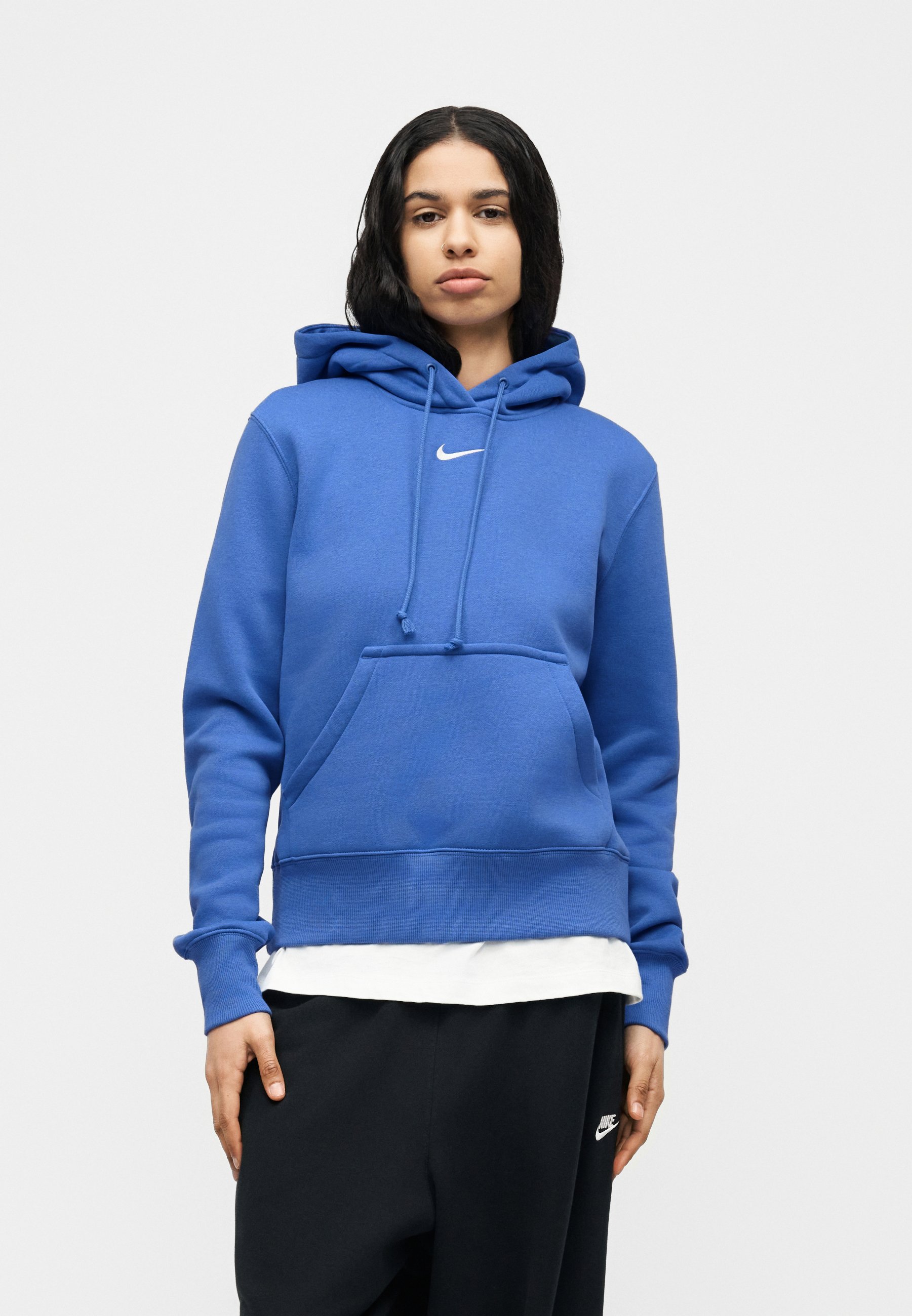 blue nike hoodie medium